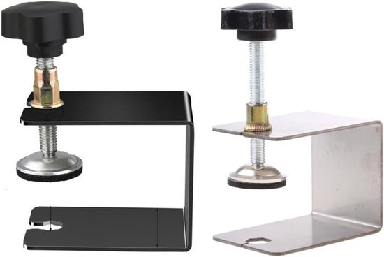 2 Stks Panel Klemmen Kast Hardware Jig Lade Montage Klemmen Voorlade Houtbewerking Klemmen Voorpaneel Mount Rvs — afbeelding 3