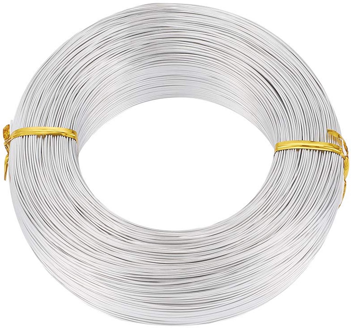 984 Voeten 20 Gauge Zilver Aluminium Craft Draad 0.8mm Flexibele Metalen Artistieke Kralen Draad voor DIY Sculptuur en Ambachten