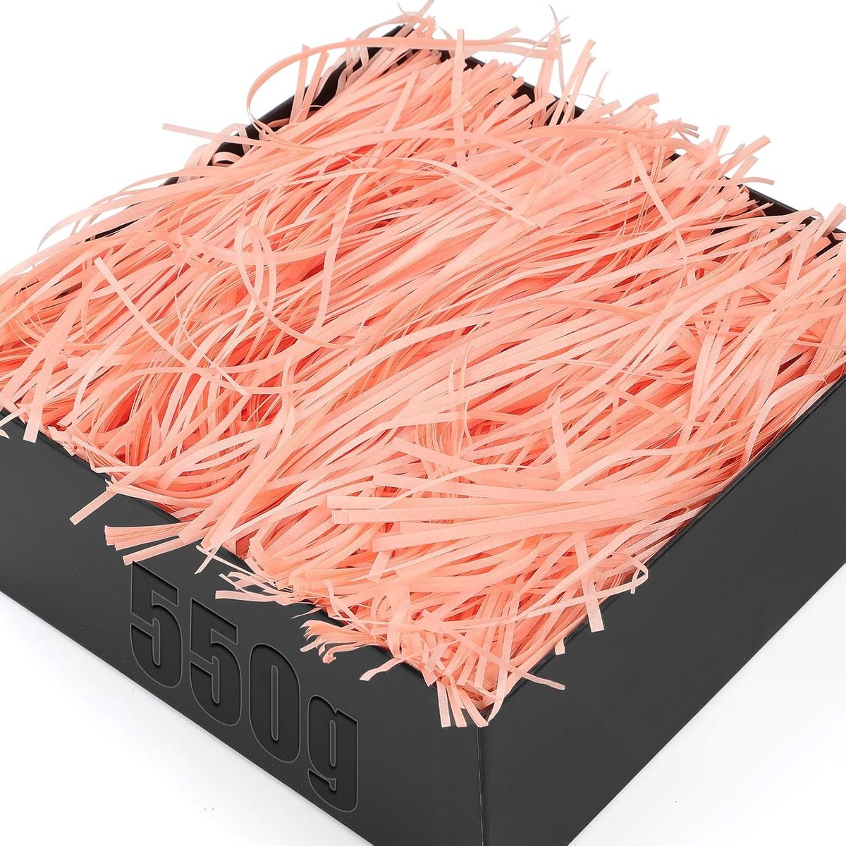 550 g vulmateriaal, cadeau, hamper shred, versnipperd papier voor geschenkdoos, Beigeig verpakkingsmateriaal met strikken, vulmateriaal voor pakketten, festival, geschenkdoos, presentmand