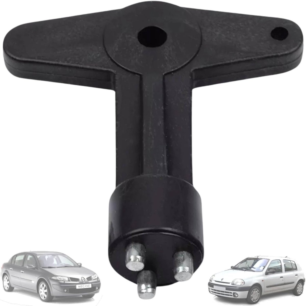 Antidiefstal Wieldopsleutel 7700422600 Compatibel met Renault Clio | Compatibel met Renault Clio 3 (2005-2025) en Grandtour-versies, Megane 2 (2002-2020) en Megane CC