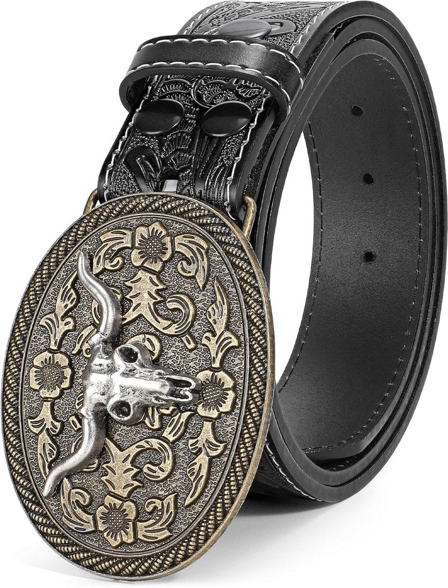 Westerse Lederen Gesp Riem Voor Mannen Vrouwen Cowboy Cowgirl Mens Lederen Riem Voor Jeans Kerst Mannen Riem Geschenken