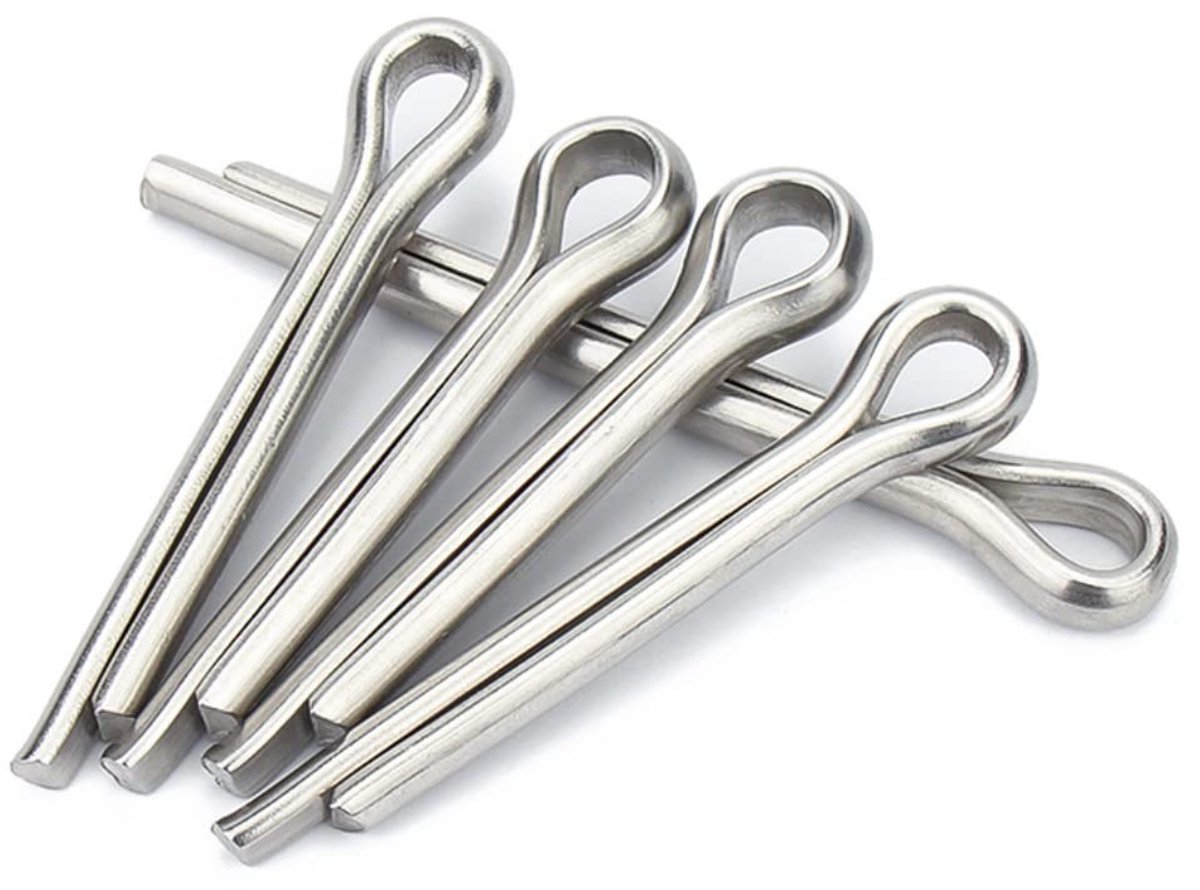 Splitpennen RVS Splitpen Cotter Pin M10×50mm, 2 pcs