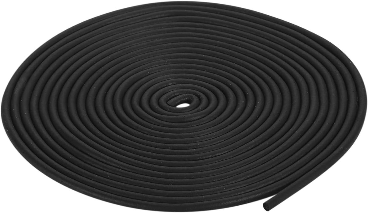 Afdichtingstape van rubber, diameter 2 mm, lengte 7,5 meter, epdm, rond, afdichtingen, lagers, pads, schuimslangen, kunsthandwerk