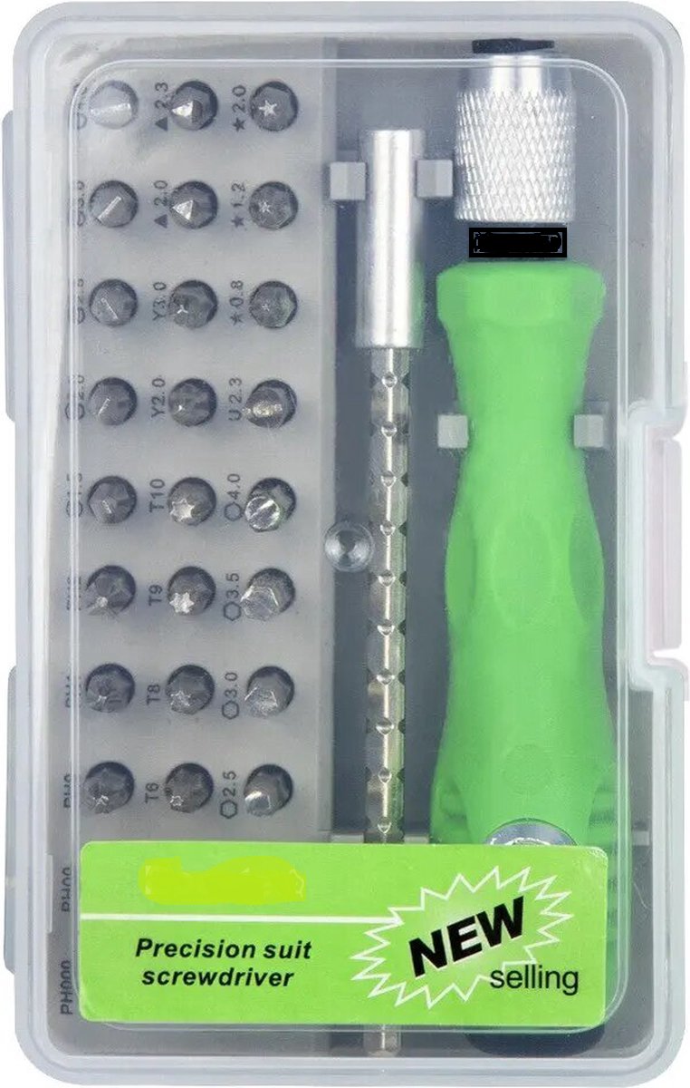 Gereedschapset 6011A - schroevendraaier set - bit-set - 32-delig