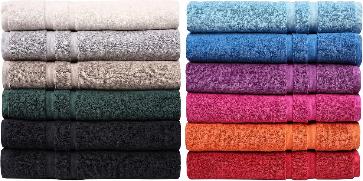 SnelShoppen - 2-delig Badmat Set - Premium Kwaliteit - 100% Katoen - 50 x 80 cm - Douchemats - Zacht en Absorberend - Oeko-Tex Gecertificeerd