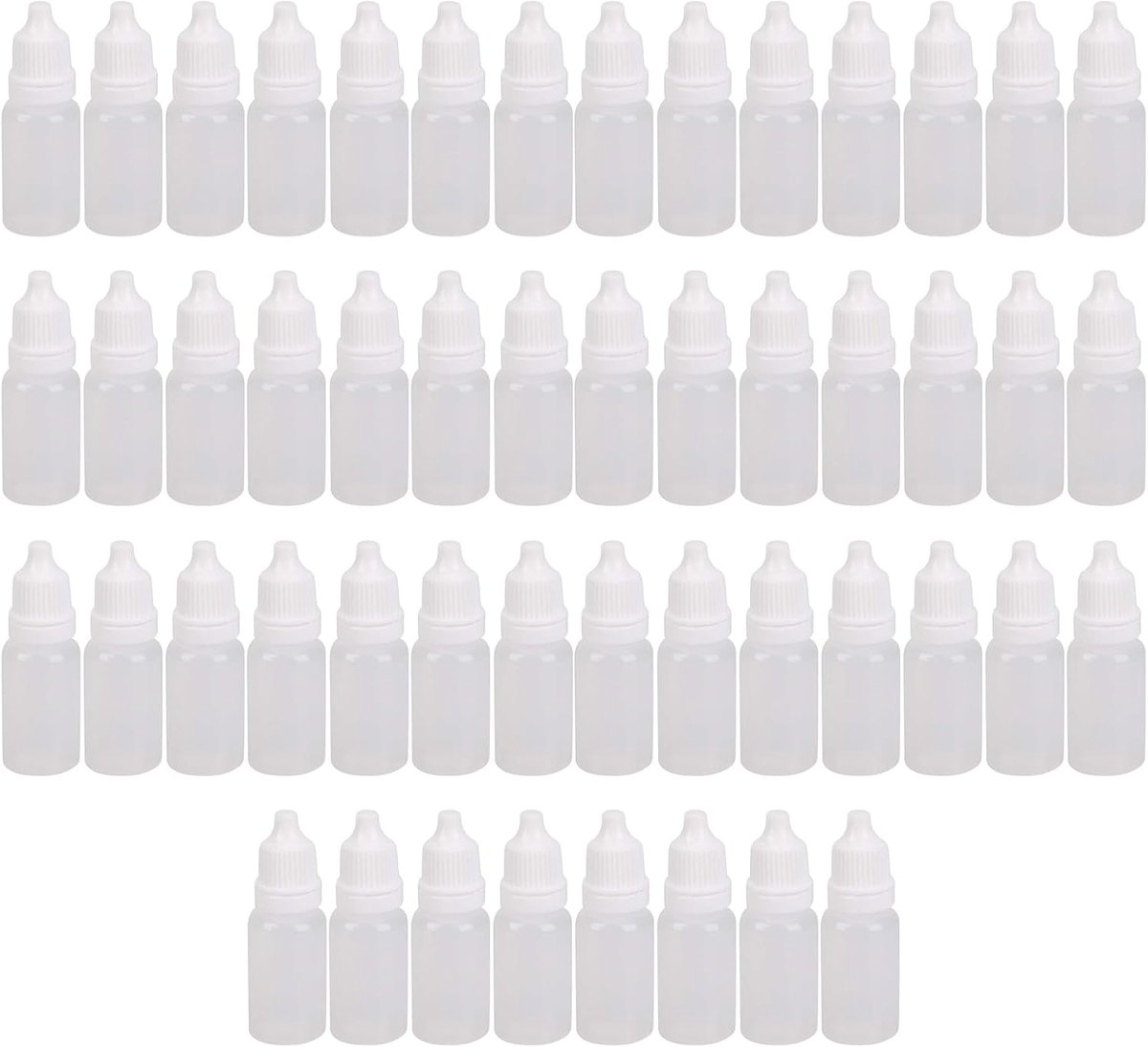 druppelfles, samendrukbare druppelfles, flessen vloeistoffen, lege druppelflessen, lege plastic flesjes voor oogvloeistof, draagbare plastic oogvloeistoffles