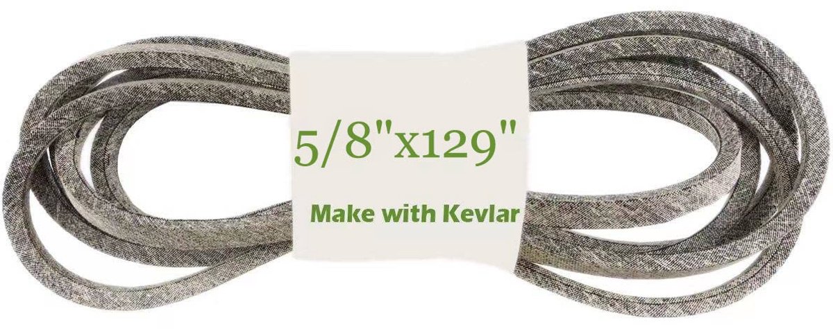 5/8"x129" maaidekriem Gazonaangedreven maaidekriem Gemaakt met Kevlar Compatible for John Deere M142997, M163991