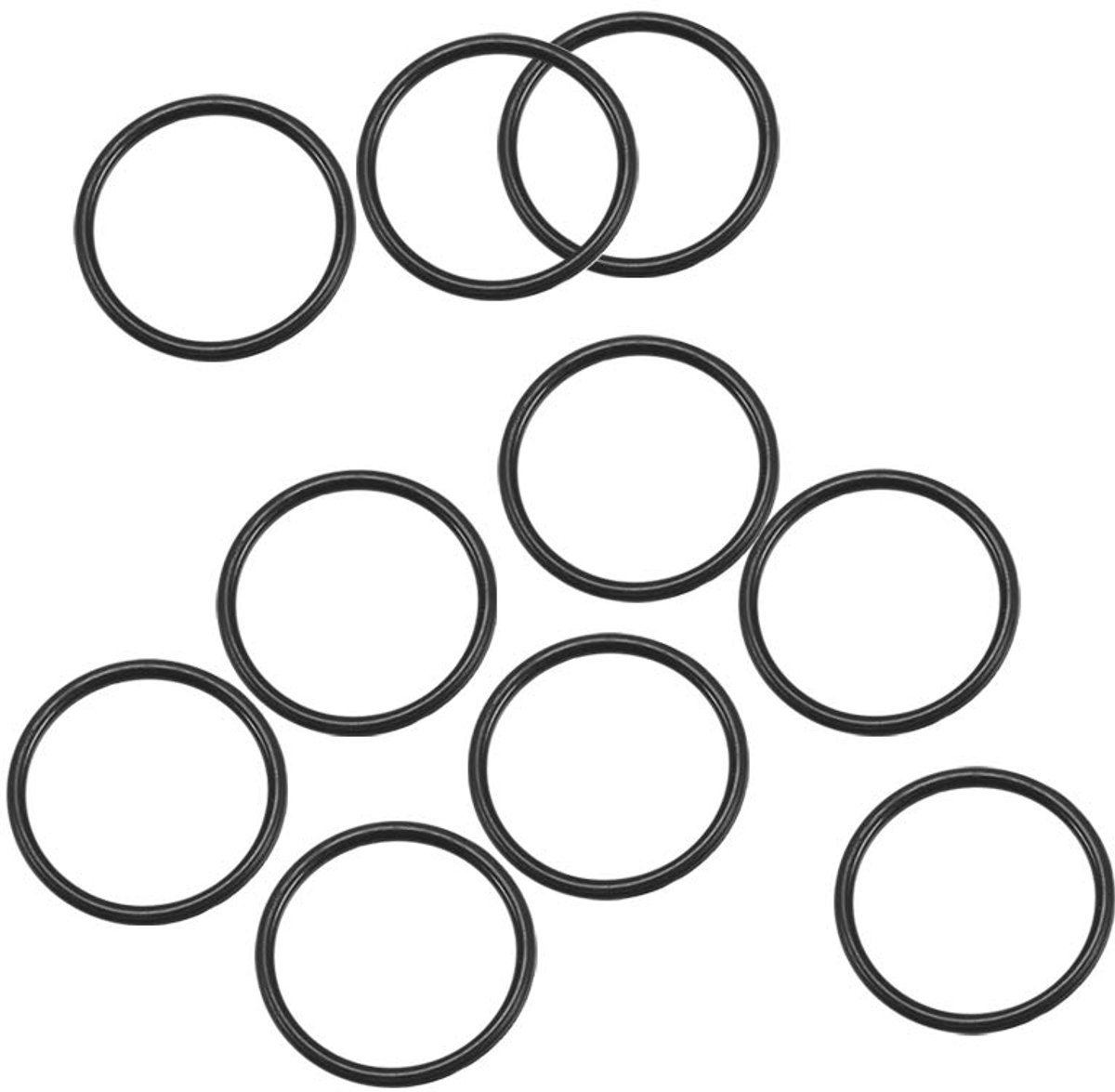 O-ringen afdichting zwart 10 mm x 12 mm x 1 mm