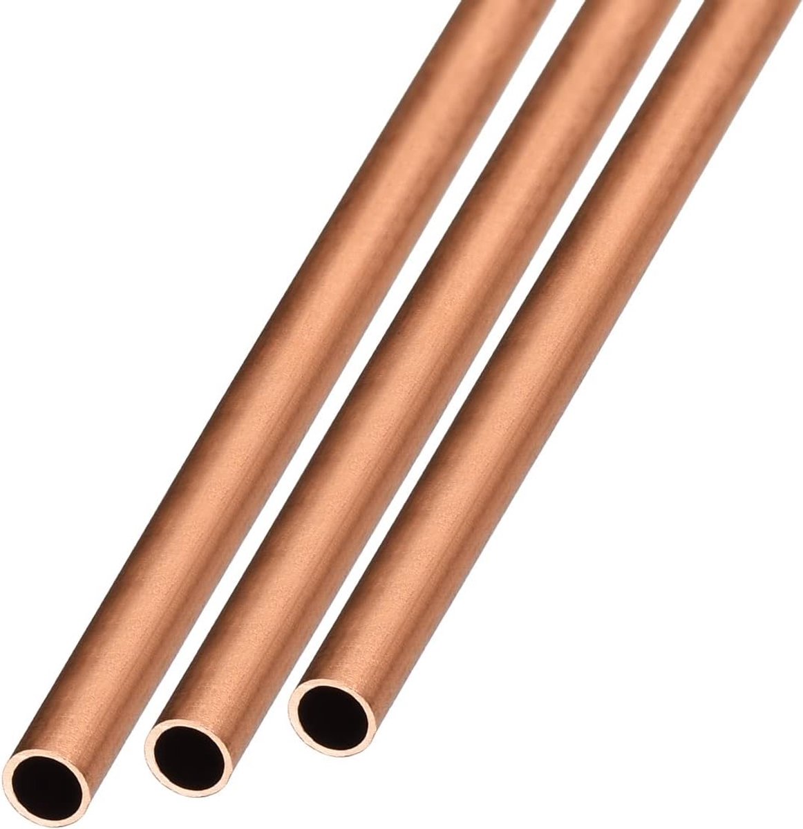 3 stuks koperen buis (3 mm AD x 0,25 mm wand D x 300 mm L) rechte slangen - voor huishoudelijke apparaten machines DIY handwerk