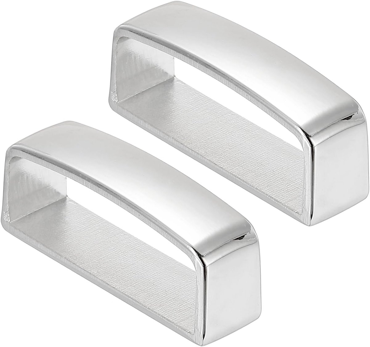 Riemlus Houders, Lege Riemsluiting Ring Mannen Gesp voor DIY Craft Riem Bevestiging, Zilverkleurig., 40mm