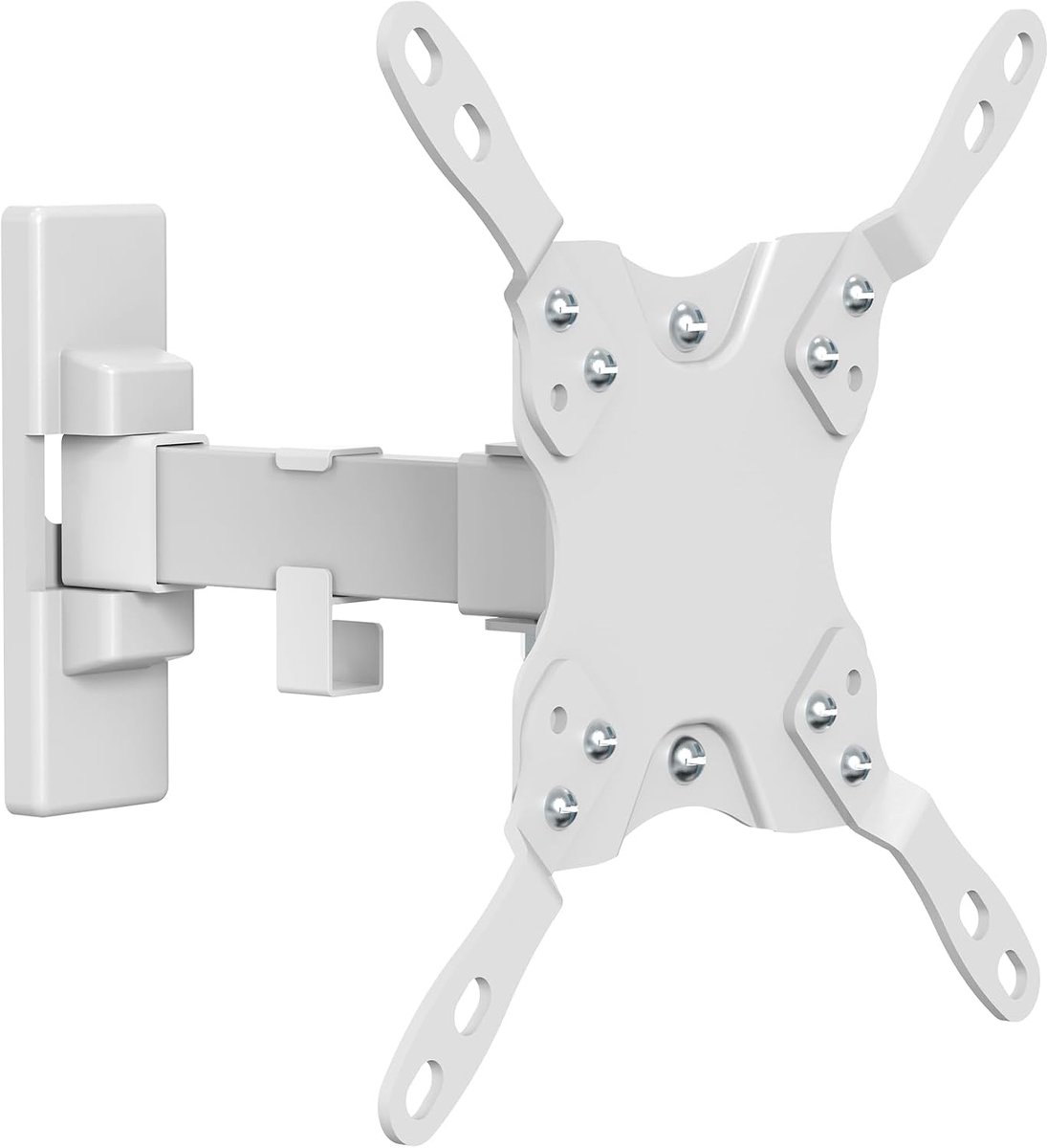 my wall Wandhouder HF11-1WL voor flatscreens VESA 75-200, grootte van 23-42 inch, helling +5°/-12°, 180° draaibaar, monitorhouder, beeldschermhouder met kabelophanging