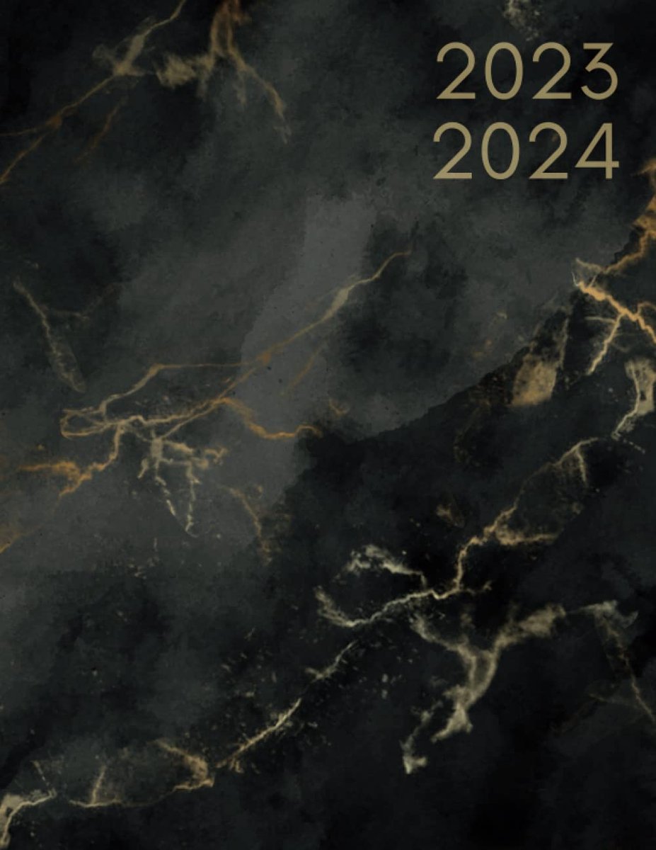 Agenda 2023 2024 - Professioneel - Noir Doré - 2 pagina's per week voor optimale planning - ShopVlot