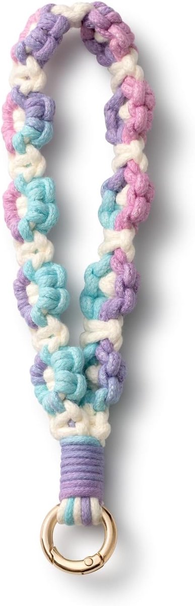 Macrame lint sleutelhanger Lanyard kaart sleutelhanger meisjes cadeau voor vrouw