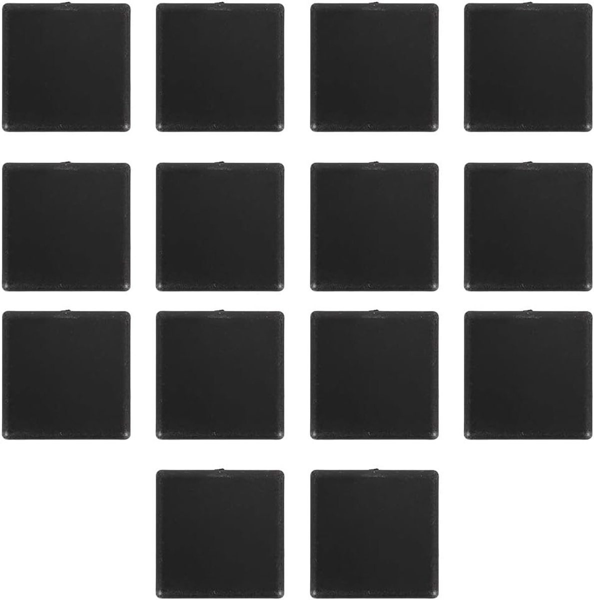 Verpakking van 14 geëxtrudeerde eindkappen – 45x45mm voor 4545 T-moer aluminium profiel, extrusiepluggen voor kar, zwart