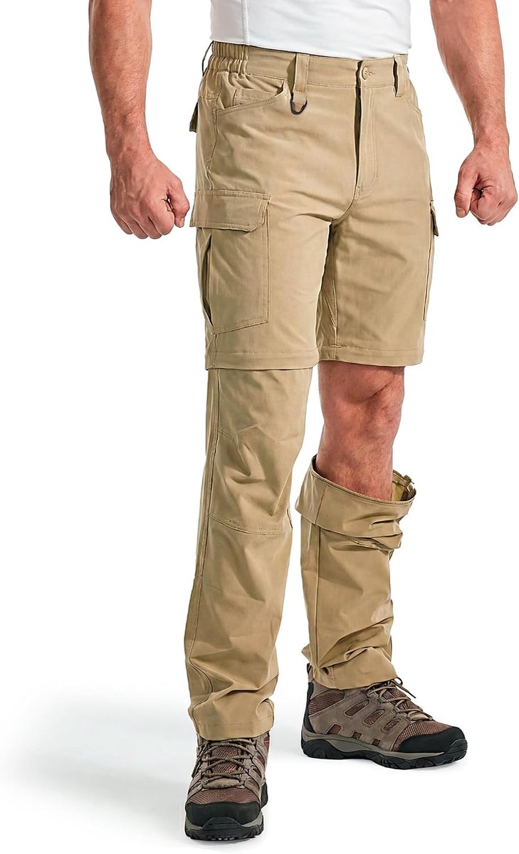 Convertible Wandelbroek Waterdichte Sneldrogende Zip-Off Lichtgewicht Tactische Multi-Pocket Outdoor Vissen Safari Broek