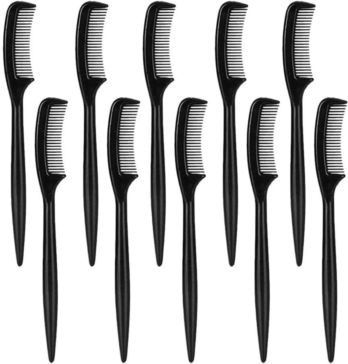 Wimperkam 10 stuks Plastic Mini Wenkbrauw Gereedschap voor Extensie Trimmen en Verzorging