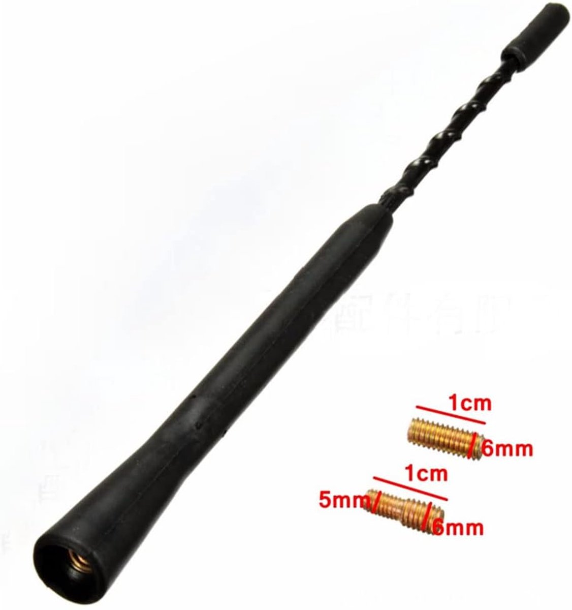 2 Stks Universele Auto Antenne, Zweep Vervanging FM/AM/DAB Luchtfoto Mast voor Dak - Hatchback SUV Truck Van - 16 inch