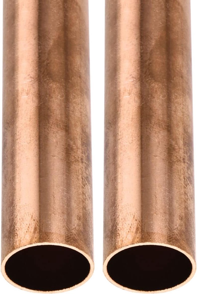 22mm x 1mm x 100mm (ODxWall TXL) Koperen Buis - 2Pack - Goed voor Machines Apparatuur DIY Decoratief Frame - Ronde Metalen Buis