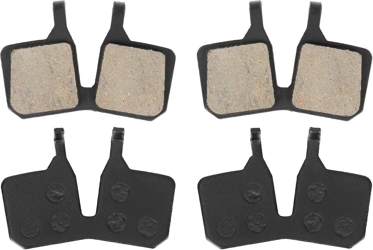 2 paar keramische MTB-fietsremblokken voor Magura MT5 MT7, semi-metallic, zwart, mountainbike, schijfrem