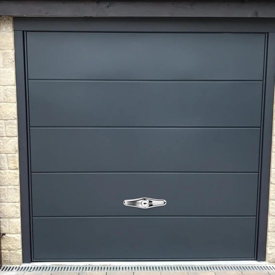 Garagenpoortgreep en slot - Universeel bruikbaar - Garageslot, poortgreep, garagepoortslot, deurgreep met slot, garagepoort vergrendeling — afbeelding 4