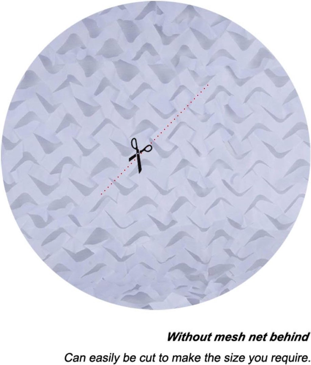 Camouflagenet, voor de jacht, rol, bulk, militair, decoratie, zonwering, sneeuwwit, 1,5 m x 9 m