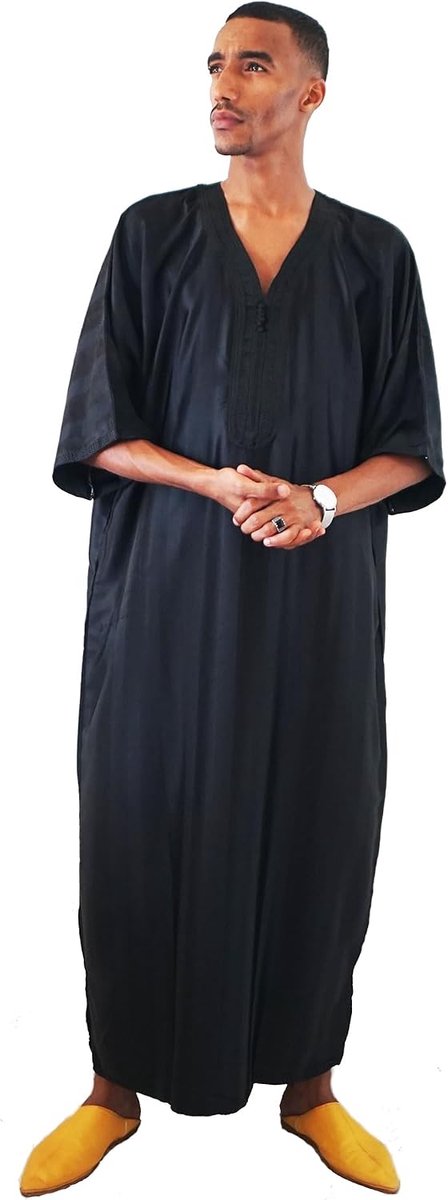 Kaftan Etnische Robe Moslim Arabische Islamitische Kleding Marokkaanse Jelaba Ramadan