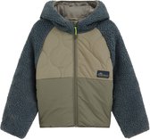 WE Fashion Jongens teddy jas met capuchon