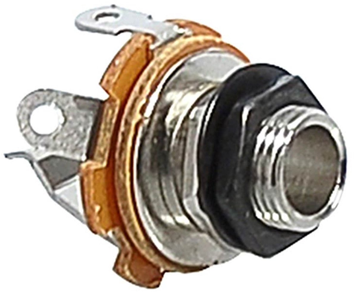 Boston SJ-2-BK Chassis Connector Jack – 6,3 mm, 2-polig, Zwart, M9