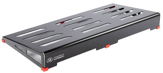 SX SZPB800 aluminum alloy pedal board, 80x41x9cm, with heavy duty bag