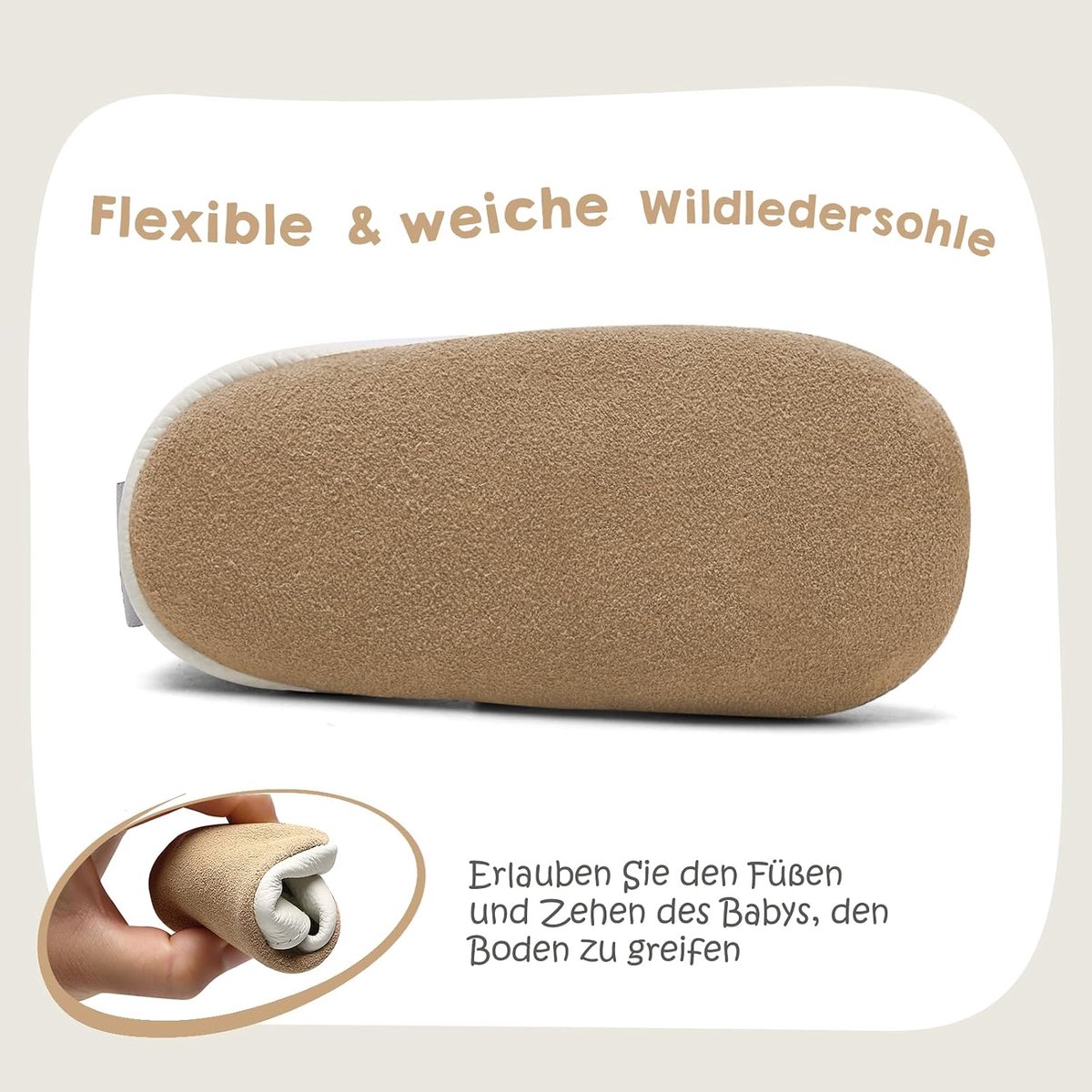 Babypantoffels, zacht leer, babypantoffels, zacht leer, eerste stapjes, baby