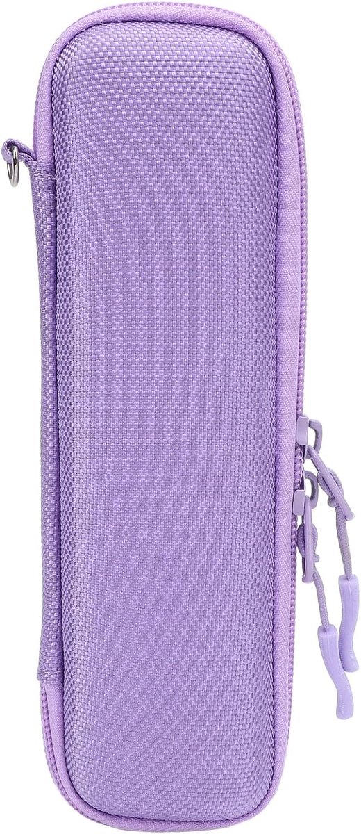-up Borstelhouder Tas, Eva Hard Shell Stylus Pencenloodhouder, Draagbare Reismake -upborstels Kasorganisator voor Gezichtsborstels, Stylus Touch Pennen, Fonteinpennen (PURPLE)
