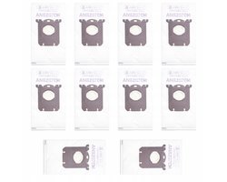AreoSe - Stofzuigerzakken voor ELECTROLUX PHILIPS E201SM E201B E201S FC8021 S-BAG - 10 stuks