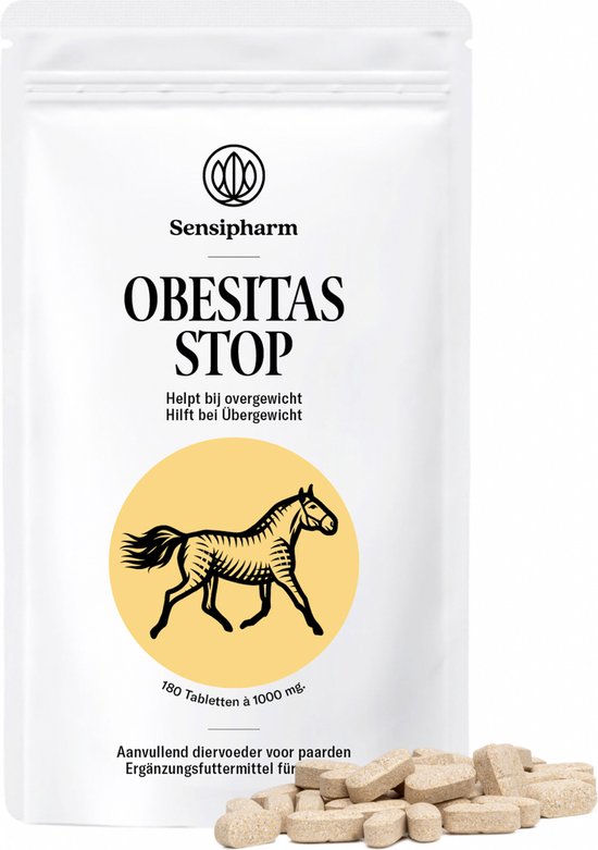 Sensipharm® Obesitas Stop Paard – Overgewicht & Afvallen Supplement – 180 Tabletten Sensipharm® Obesitas Stop Paard – Overgewicht & Afvallen Supplement – 180 Tabletten