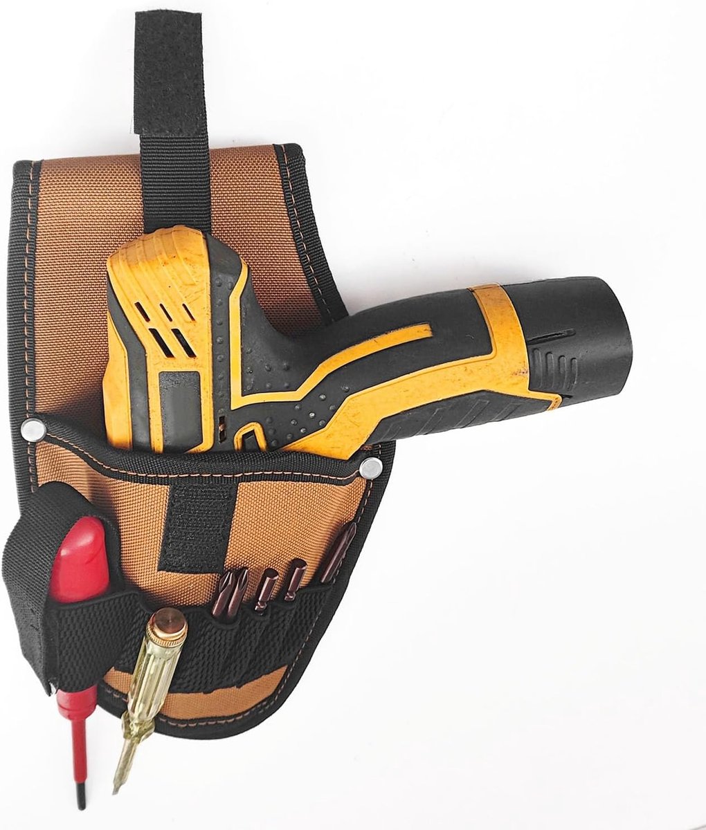 Gereedschapsriemboorhouder, Multifunctionele Boortas, Geschikt voor 3,15 Inch Brede Riem, voor Gereedschap en Boren