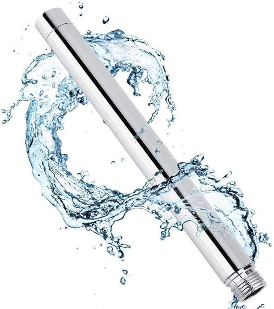 4 Inch Douche Verlengpijp Roestvrijstaal Rond Verchromen Handdouche Extender voor Badkameraccessoires Douchehoogte Verstelbaar Douche Arm