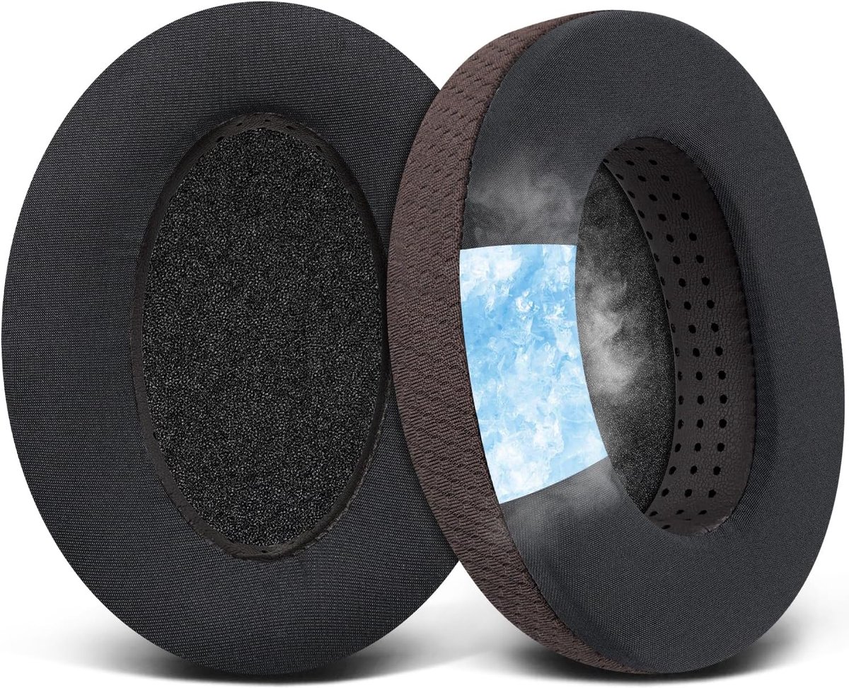 Oorkussens voor Sennheiser HD650, HD660 S, HD660S2, HD600, HD6XX, HD58X, HD580, HD565, HD545, HD535 hoofdtelefoons, earpads cushions met ijzijde stof