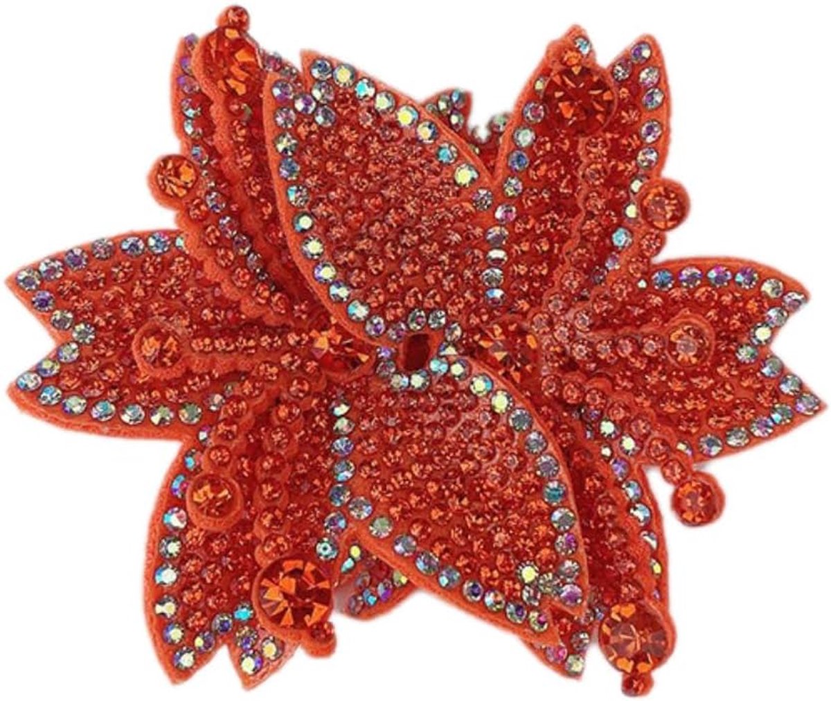 1 paar schoenclips met strass bloemenpatroon, afneembare schoengesp, bruid bruiloft schoensteker, schoensieraad gesp, schoen decoratieve accessoires voor vrouwen meisjes pendelen