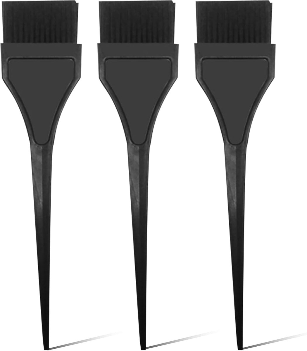 Haarverfborstel, 3 stuks, kleurpenseel, haar, verven, haarkleurmiddel, kam, borstels, applicator, gereedschap voor kappershops en thuiskleuring, doe-het-zelf