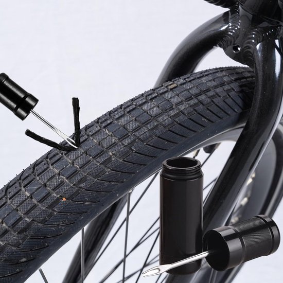 Tubeless Reparatieset - Fietsreparatiegereedschap Banden - Banden Repareren - Inclusief Vorkboor - 35 Plakstrips - Niet gespecificeerd — afbeelding 3