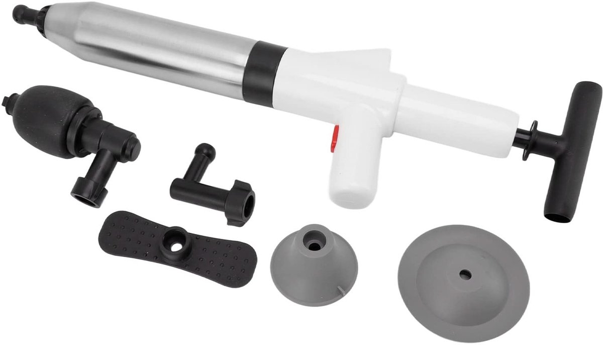 Dailygoods - Toilet Plunger - Drain Buster - Krachtige Ontstopper - Handmatig - Luchtdruk Pomp - Clog Remover - Geschikt voor Badkamer en Gootsteen