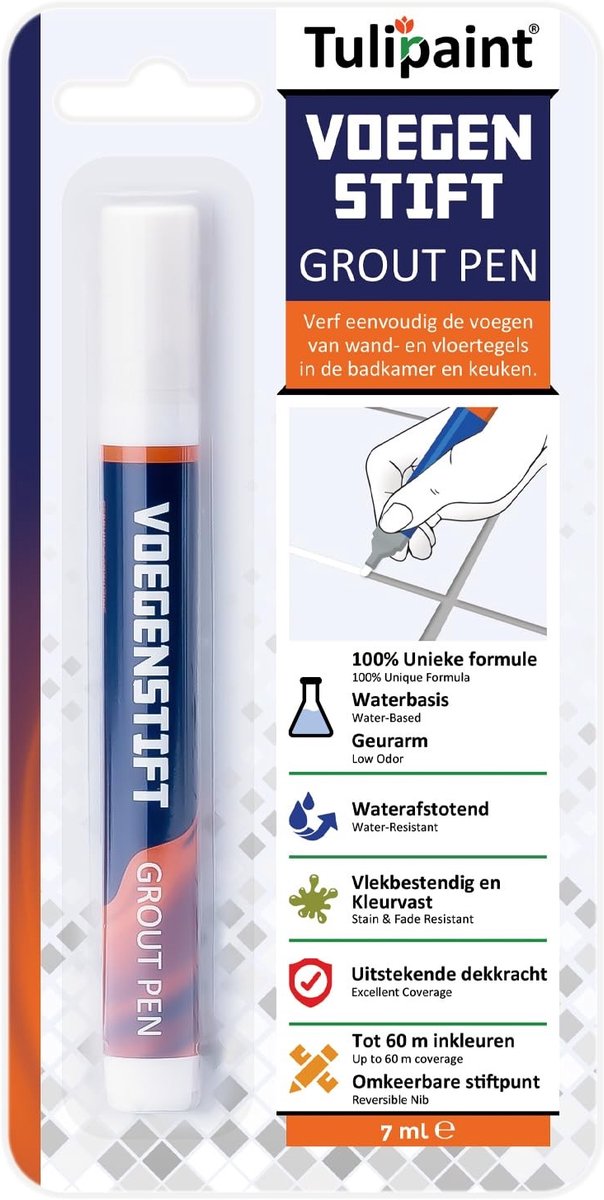 Dailygoods- Voegenstift Wit - Voegenverf - Voegenstift Grijs - Voegenstift Zwart - Voegenstift Antraciet - Hoge kwaliteitsformule