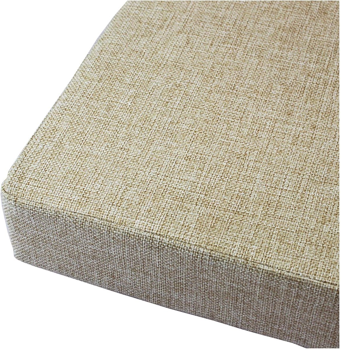 wangk Outdoor/Indoor Settee Kussen Anti Slip Onderzijde Achter Auto Zitkussen Rugkussen Foam Pads Opslag Bench Kussen Donker Beige-Donker beige 150x40x5cm (59x16x2in)