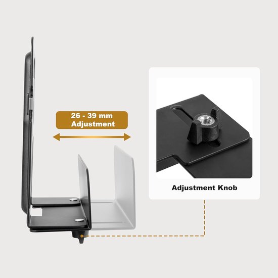 IP TV set top boxen muurbeugel Z0601 ophangbeugel voor Smart TV streaming televisie internet televisie box zwart — afbeelding 3