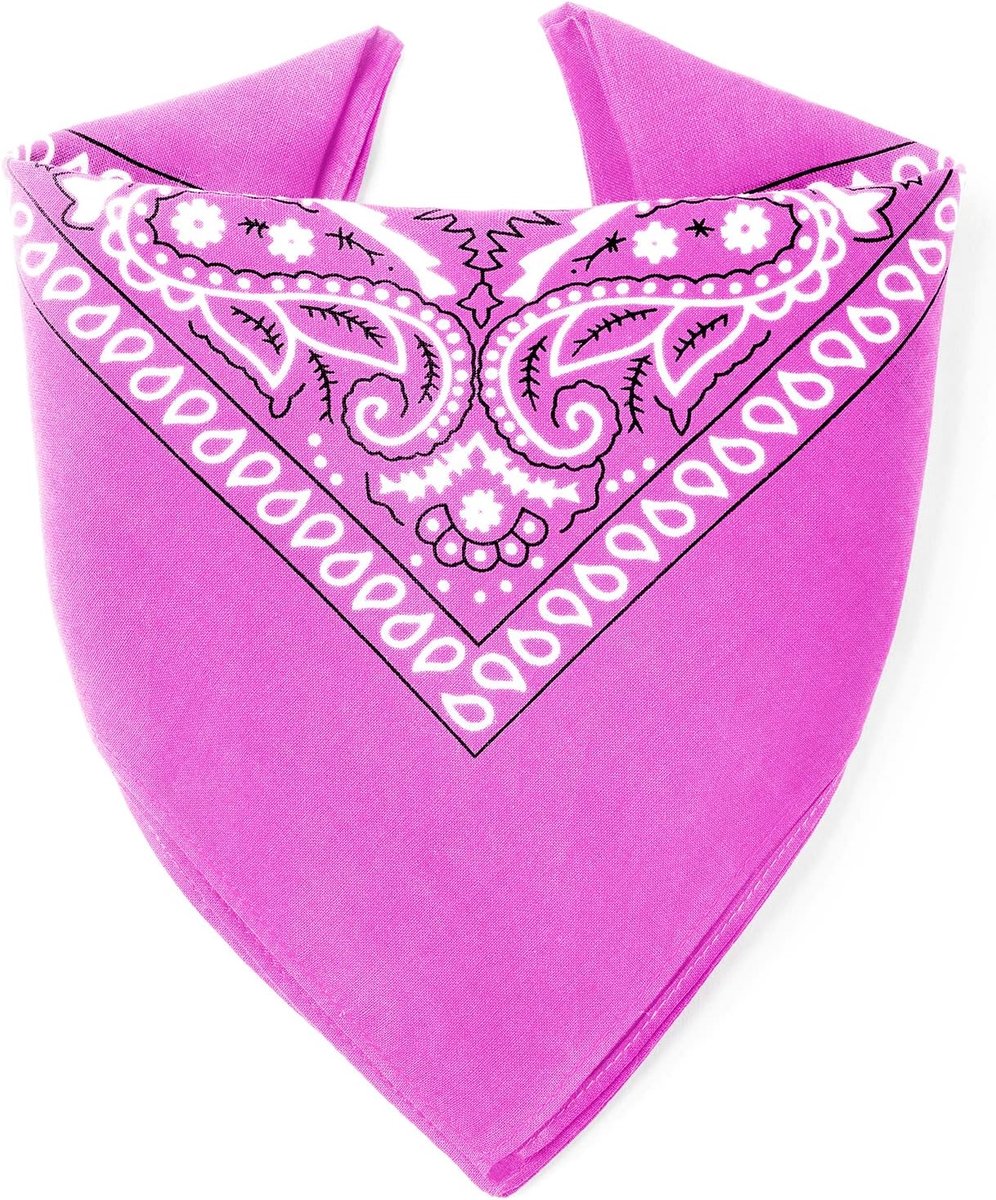 ...KARL LOVEN - Bandana - Paisley motief - 100% Katoen - Superieure Dikte - 20 Exclusieve Kleuren