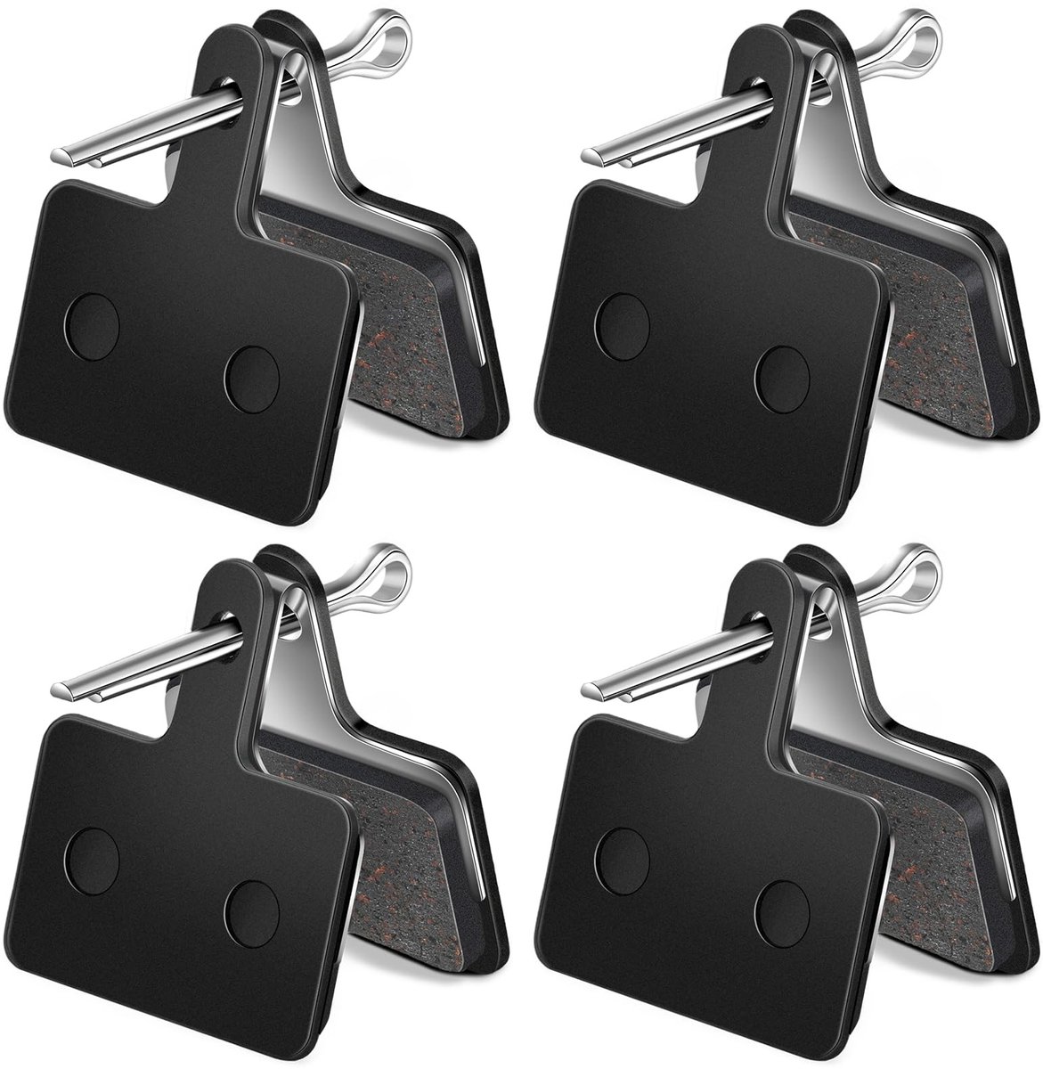 Dailygoods- Remblokken Hars/Semi-metallic - Remblokken Fiets - Remblokken B01S/B03S/B05S - Optimale Warmteverdeling - Uitstekende Remprestaties - Afmetingen 30x35x2 mm - Schijfremmen