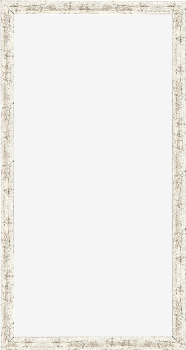 Fotolijst 40x80 cm - MDF - Wit Vintage - Benno