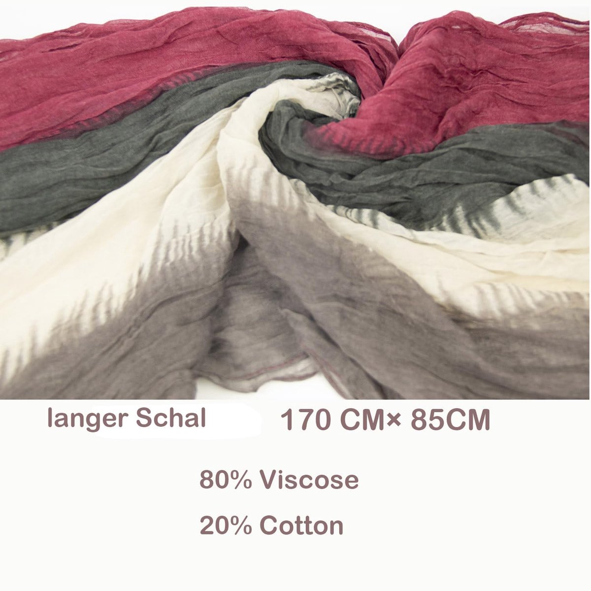Sjaal lichte lange sjaal colsjaal halsdoek vele kleuren en modellen