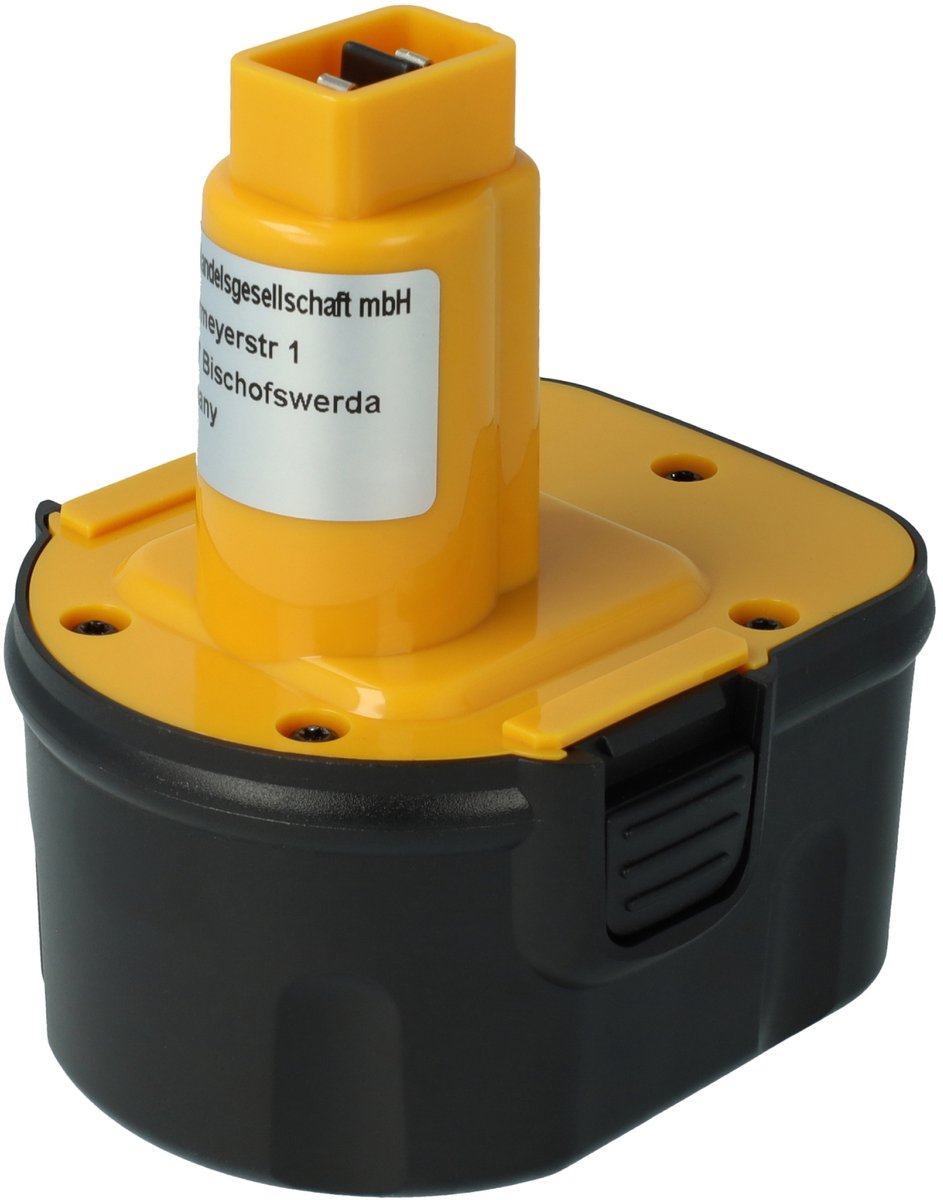 vhbw accu compatibel met Black & Decker KC1252, KC1251C, KC1251CN, KC1262C, KC1261CN, KC1261F, KC1252CN, KC1261 gereedschappen (2000 mAh, NiMH, 12 V)