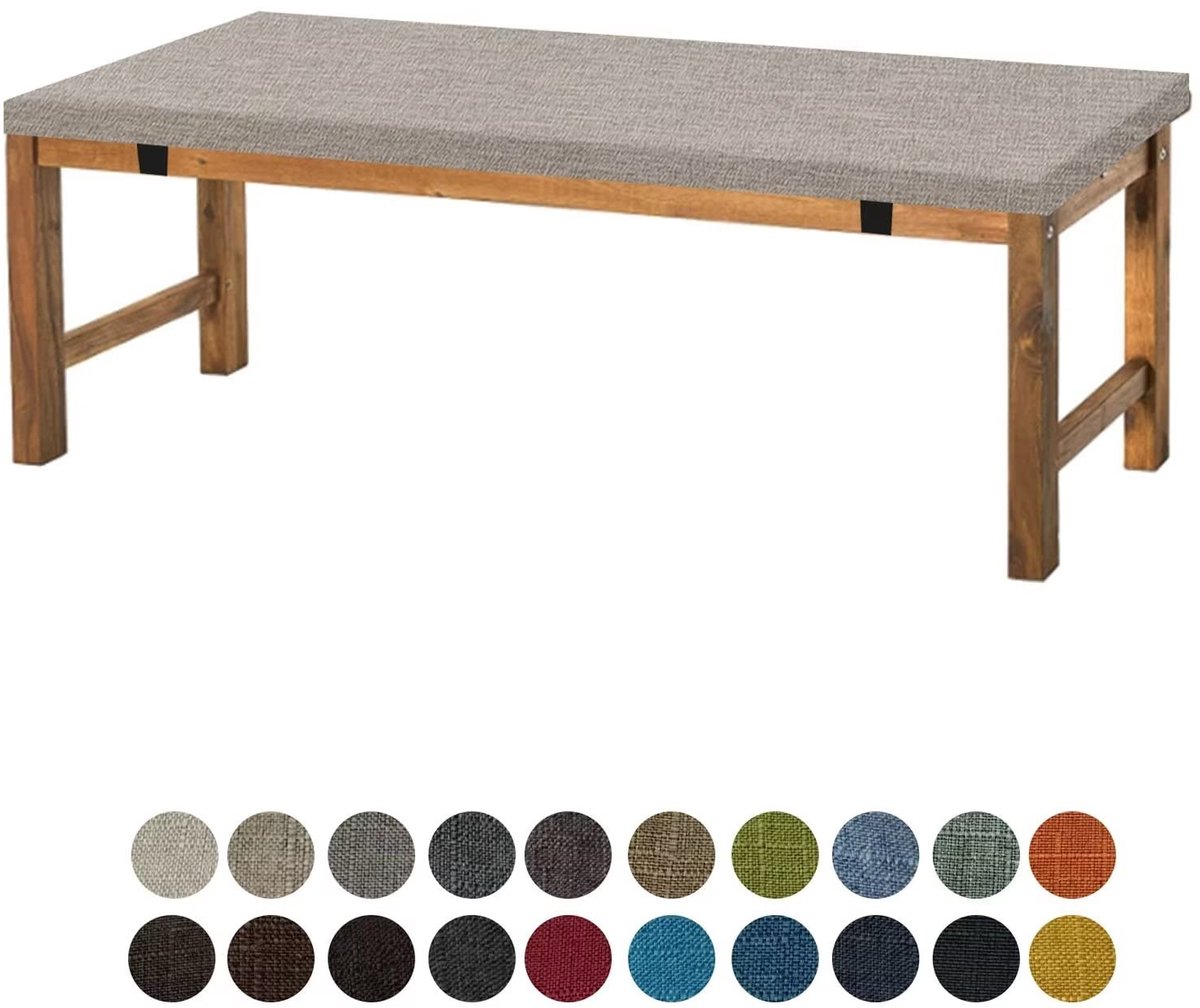 Bankkussen Zitkussen 60X30X5CM, Wasbaar Antislip Bankkussen Zitbedekking Comfortabele Bankpolster voor Bank, Vensterbank, Tuinmeubilair, Terras, Binnen, Grijs
