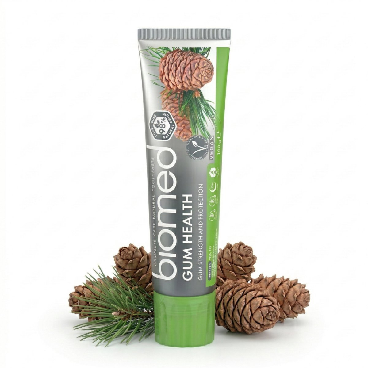 BIOMED Gum Health - Tandpasta voor gevoelige tandvlees zonder fluoride - 4-pack